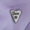 BDSM Slave Token, BDSM Pocket Token, BDSM Accessories, Sub Aftercare Token, Aftercare Submissive, Handmade, in Fine Pewter, by William Sturt view 4