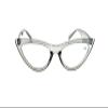 Cat Eye Reading Glasses Stylish Retro 1950,60's Woman's Fashion 5 Colours DX24 (Transparent Grey, 3.0) view 2