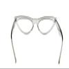 Cat Eye Reading Glasses Stylish Retro 1950,60's Woman's Fashion 5 Colours DX24 (Transparent Grey, 3.0) view 3
