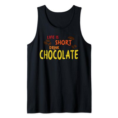 Chocolate Lover Clothing For Women Men Quotes Tank Top