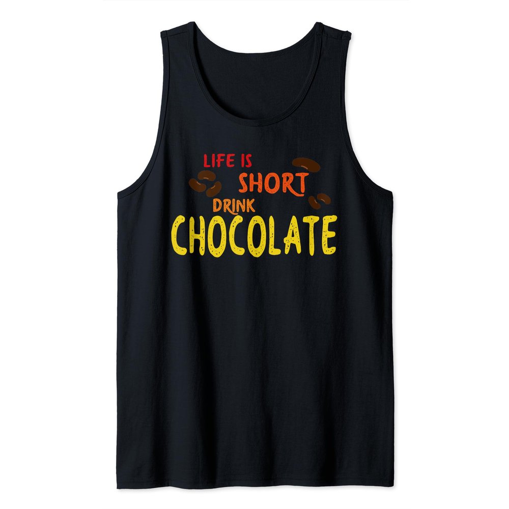 Chocolate Lover Clothing For Women Men Quotes Tank Top