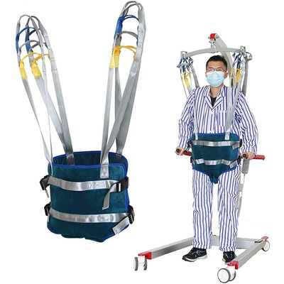 NACHEN Patient Hoist Lift Toileting Sling Premium Padded Sling, Standing Walking Aids Strap Belt for Nursing, Elderly, Disabled, Full Body Lifter Four Point Sling