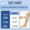 Keskale Compression Socks for Men & Women 20-30 mmHg Knee High -Best Support for Medical, Athletic, Sports, Travel (1/2Pairs), 2pairs-white,blue, Large-X-Large view 3