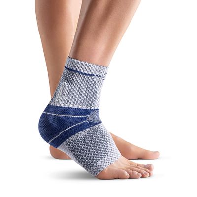 Bauerfeind - MalleoTrain - Ankle Support Brace - Helps Stabilize the Ankle Muscles and Joints For Injury Healing and Pain Relief - Left Foot - Size 6 - Color Titan