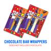 2 x Happy Anniversary Chocolate Novelty Wrappers Insults Love Gift Present Rude Funny (Chocolate bar NOT included) view 2