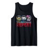 Otaku Ramen Noodles Kawaii Japanese Manga Panda Bear Anime Tank Top view 1