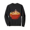 Cats Japanese Ramen Noodles Sweatshirt view 1