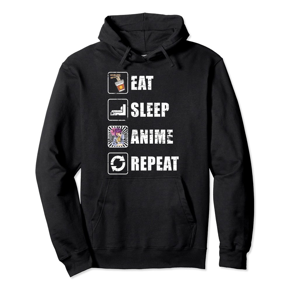 Kawaii Manga Japanese Ramen Noodles Foodie Otaku Anime Pullover Hoodie