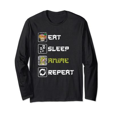 Kawaii Japanese Food Ramen Noodles Otaku Manga Anime Long Sleeve T-Shirt