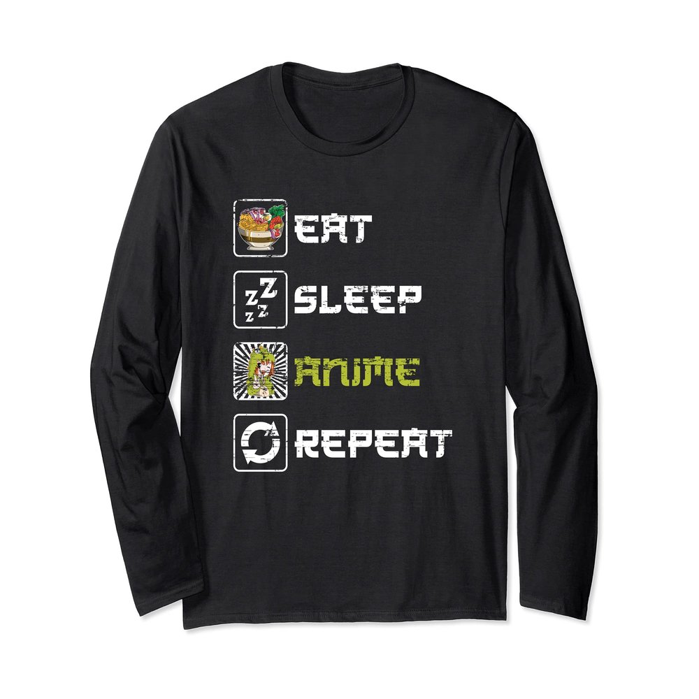 Kawaii Japanese Food Ramen Noodles Otaku Manga Anime Long Sleeve T-Shirt