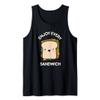 Enjoy Every Sandwich Kawaii Cute Foodie Warren Zevon Quote Tank Top view 1