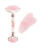 Jade Roller Facial Face Jade Massage Roller Rose Quartz Scraper Jade Massager Tools-Single Set no Box view 1