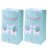 12PCS Kraft Paper Bags Alpaca Square Bottom Paper Bags Candy Bags Baking Dessert Party (21x12x8cm) Perfect Decoration Ever view 1