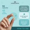 Probiotics Complex 60 Billion UFC, 30 Strains with Digestive Enzymes Plus Prebiotics and Zinc. Bacterial Cultures, Helps Immune System. with lactobacillus. 90 Capsules. CE. N2 Natural Nutrition view 3