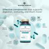 Probiotics Complex 60 Billion UFC, 30 Strains with Digestive Enzymes Plus Prebiotics and Zinc. Bacterial Cultures, Helps Immune System. with lactobacillus. 90 Capsules. CE. N2 Natural Nutrition view 4
