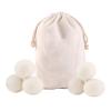 Wool Dryer Balls Premium Reusable Natural Fabric Softener,Tumble Dryer Wool Balls New Zealand, Quiet, Anti Static, Naturally Non-Toxic, Safe Unscented, Shorten Drying Time (White, 6pc) view 1