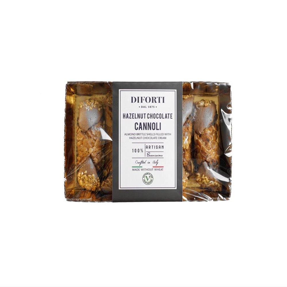 DIFORTI, Gluten Free Cannoli Hazelnut Chocolate, 200 g