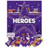 Cadbury Heroes Premium Festive Advent Calendar, 24 Assorted Mini-Size Milk Chocolate Bars, Perfect for your Christmas Countdown, 230g (Pack of 1) view 1