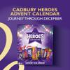 Cadbury Heroes Premium Festive Advent Calendar, 24 Assorted Mini-Size Milk Chocolate Bars, Perfect for your Christmas Countdown, 230g (Pack of 1) view 2