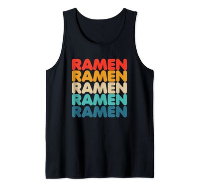 Ramen Ramen Ramen Vintage 70s Asian Noodles Love 2 Tank Top