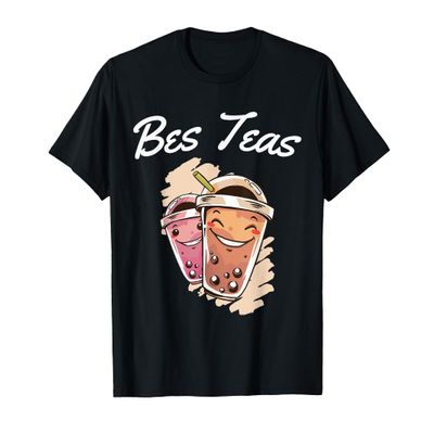 Bes Teas Best Friends for a Kawaii Japan Friends Boba Tea T-Shirt
