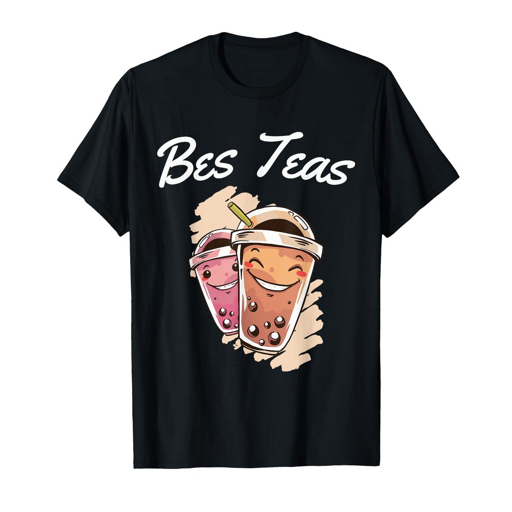 Bes Teas Best Friends for a Kawaii Japan Friends Boba Tea T-Shirt