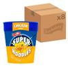Batchelors Super Noodles Chicken Flavour, Instant Snack Ready in 4 Minutes, 75 g Pot (Pack Of 8) view 1