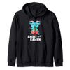 Anime Ramen Noodle Soup Zip Hoodie view 1
