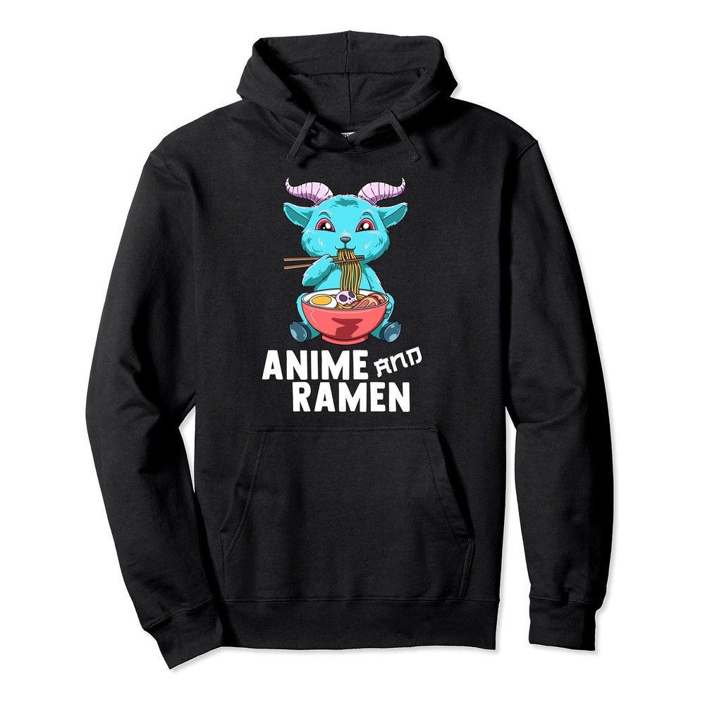 Anime Ramen Noodle Soup Pullover Hoodie