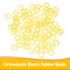 500 Pcs Orthodontic Elastic Rubber Bands, 3.5 Ounces Heavy Dental Rubber Traction Bands, Free Elastic Placer for Braces (1/8",Chipmunk) view 3