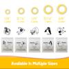500 Pcs Orthodontic Elastic Rubber Bands, 3.5 Ounces Heavy Dental Rubber Traction Bands, Free Elastic Placer for Braces (1/8",Chipmunk) view 4