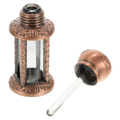 minkissy Glass Oil Bottle Vintage Perfume Container Dropper for Homemade Aromatherapy