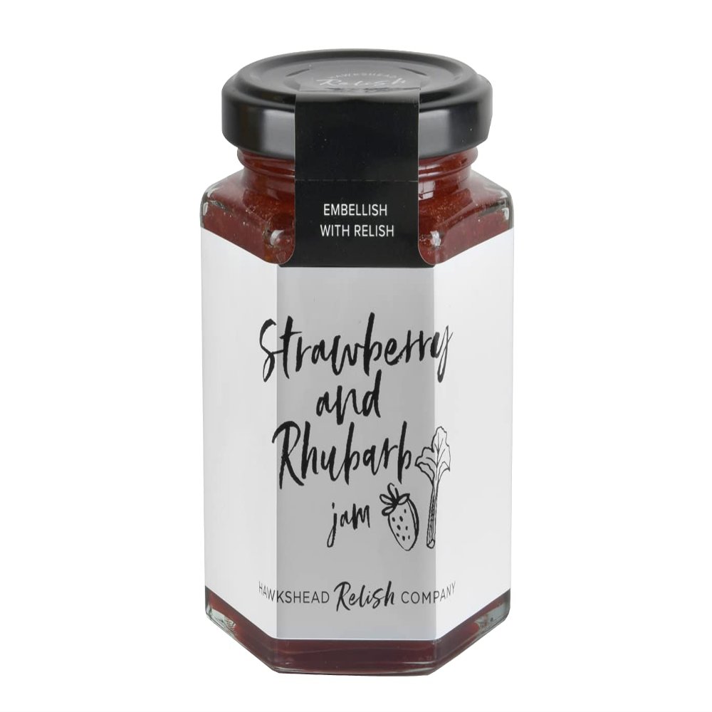 Hawkshead Relish - Strawberry & Rhubarb Jam 220g