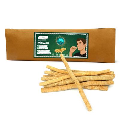 Nature Blaze Natural Traditional Miswak (sewak) Peelu Chewing Stick Toothbrush for Whiter Teeth (20)