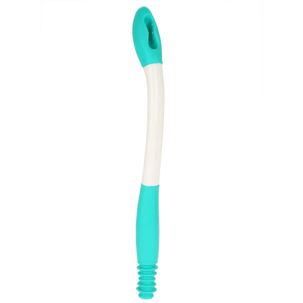 Toilet Tissue Wiping Aid Tools, Long Handle Reach Comfort Bottom Wiper, Extends Your Reach Over 15" Grips Toilet Paper or Pre-Moistened Wipes