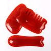 7 Pcs Gua Sha Massage Tool Guasha Gua Sha Board Traditional Scraper Tool for Anti-Aging Natural Stone Aventurine Guasha for Silky Smooth Beautiful Skin view 4