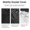 Mobility Scooter Cover, Waterproof Rainproof and UV Proof, Professional Elderly Mobility Scooter Storage Cover, Folding Mobility Scooters Cover 66.9 * 24.0 * 46.0in view 4