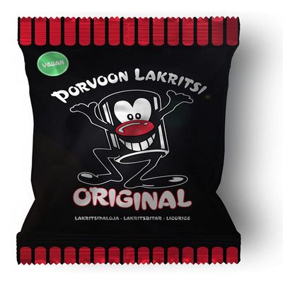 5 x 300g Porvoon Lakritsi Liquorice candy bag *vegan