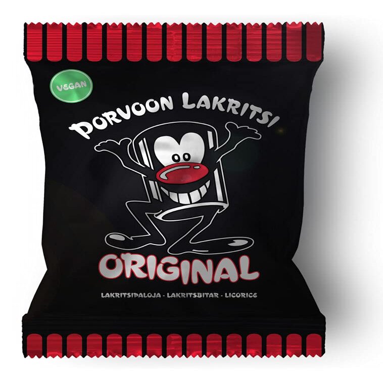 5 x 300g Porvoon Lakritsi Liquorice candy bag *vegan