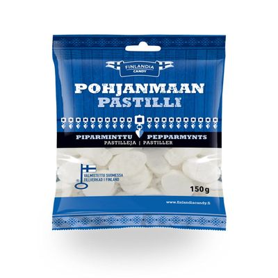 10 x 150g Finlandia Candy Pohjanmaan Pastilli peppermint pastilles