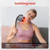 Snailax Cordless Handheld Back Massager with Heat,Deep Tissue Percussion Massager for Neck,Back Shoulder,Calf,Legs, 3 Sets of Dual Pivoting Heads, Gifts for Women,Men view 2