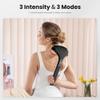 Snailax Cordless Handheld Back Massager with Heat,Deep Tissue Percussion Massager for Neck,Back Shoulder,Calf,Legs, 3 Sets of Dual Pivoting Heads, Gifts for Women,Men view 4