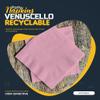 100 x Paper Napkins Rose Pink Disposable Serviettes Recyclable Tissue 2-Ply 33cm for Catering Wedding Birthday Parties Supply Venuscello view 3