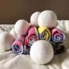 wool Dryer Balls, Reusable Tumble Dryer Balls 100% Organic New Zealand Wool Handmade, Natural Fabric Softener Alternative, Reduce Wrinkles, Shorten Drying Time, Hypoallergenic, Safe (White, 12pcs) view 3