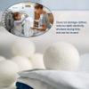 wool Dryer Balls, Reusable Tumble Dryer Balls 100% Organic New Zealand Wool Handmade, Natural Fabric Softener Alternative, Reduce Wrinkles, Shorten Drying Time, Hypoallergenic, Safe (White, 12pcs) view 4