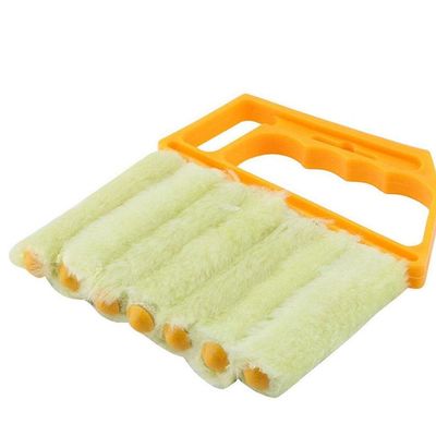TOSSPER Microfibre Venetian Blind Scraper Portable Window Conditioner Dust Cleaner Vents Washable Cleaning Brush