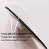 12PCS Round Clear Acrylic Cake Toppers, Personalised Cake Topper, DIY Cake Topper, Cake Topper Blanks for Wedding, Birthday Festival Party Cake Decorations (Black Acrylic) view 3