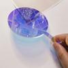12PCS Round Clear Acrylic Cake Toppers, Personalised Cake Topper, DIY Cake Topper, Cake Topper Blanks for Wedding, Birthday Festival Party Cake Decorations (Rainbow) view 4