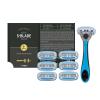by Amazon Men's Body & Intimate 5-Blade, 1 Razor with 6 Refills view 1