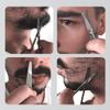 RUBAB MEN Nasal Safety Personal Grooming Scissor for Nose Hair, Beard, Mustache and Eyebrow | Safety Blunt Round Tip & Heavy Duty Non Rusting SS Metal | Travel Friendly view 4
